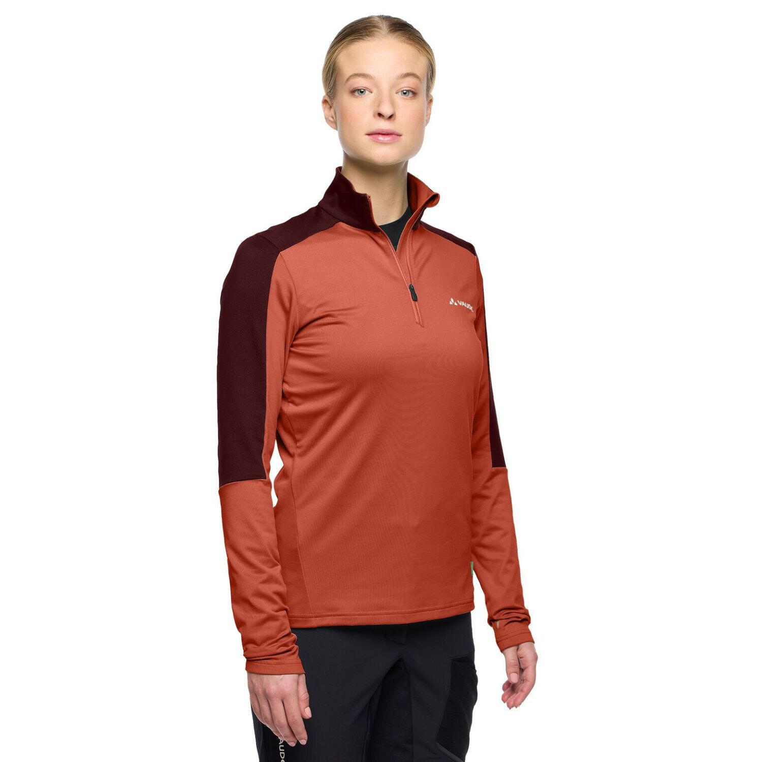 Bluza trekkingowa damska Vaude Livigno Halfzip II techniczna 3/7