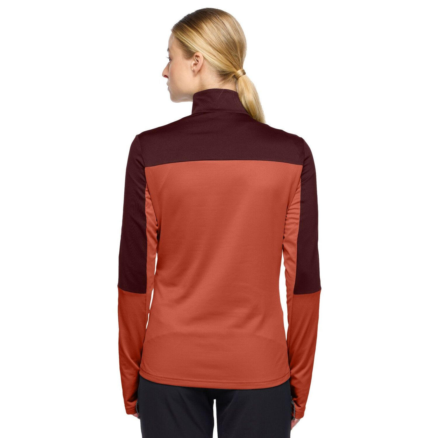 Bluza trekkingowa damska Vaude Livigno Halfzip II techniczna