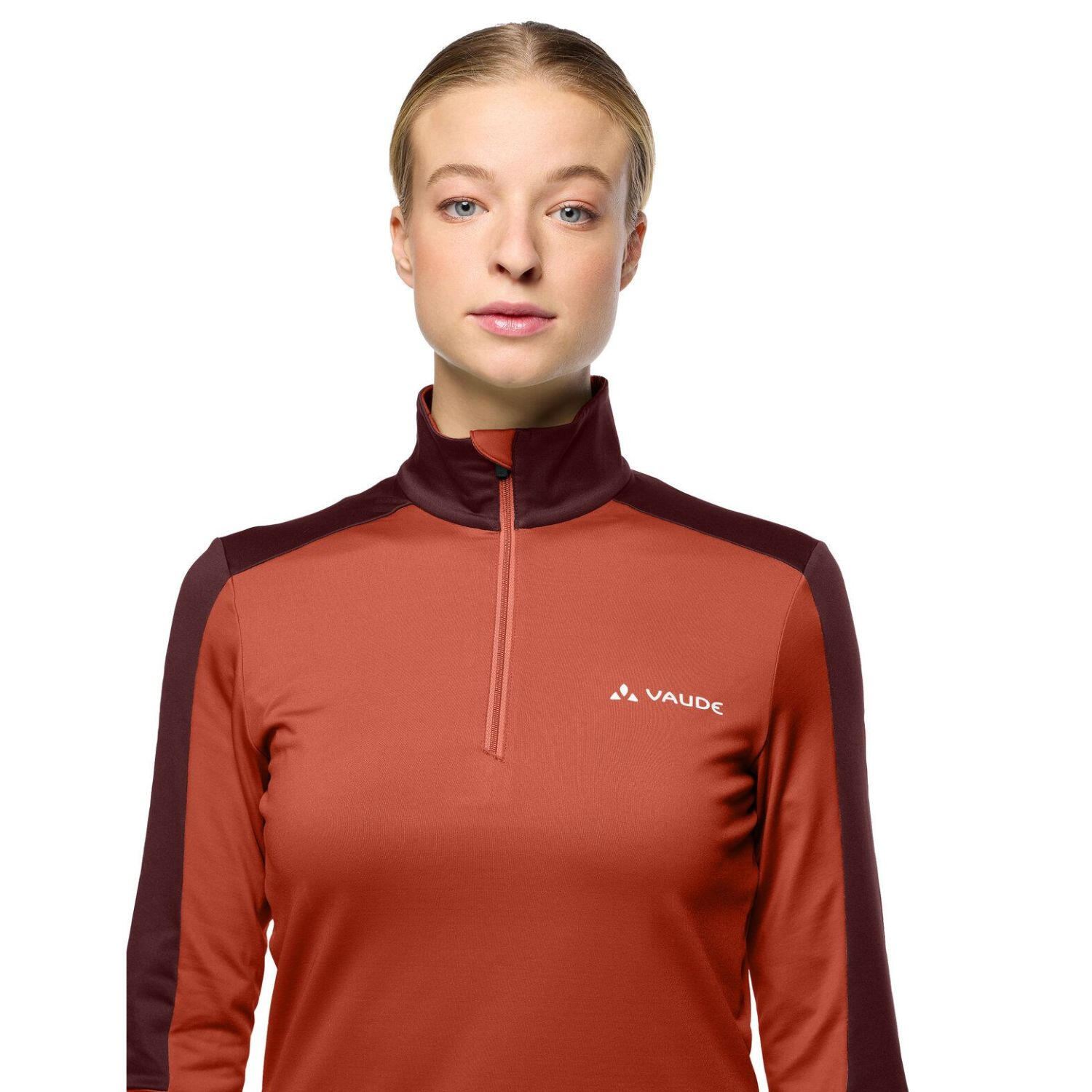 Bluza trekkingowa damska Vaude Livigno Halfzip II techniczna 4/7