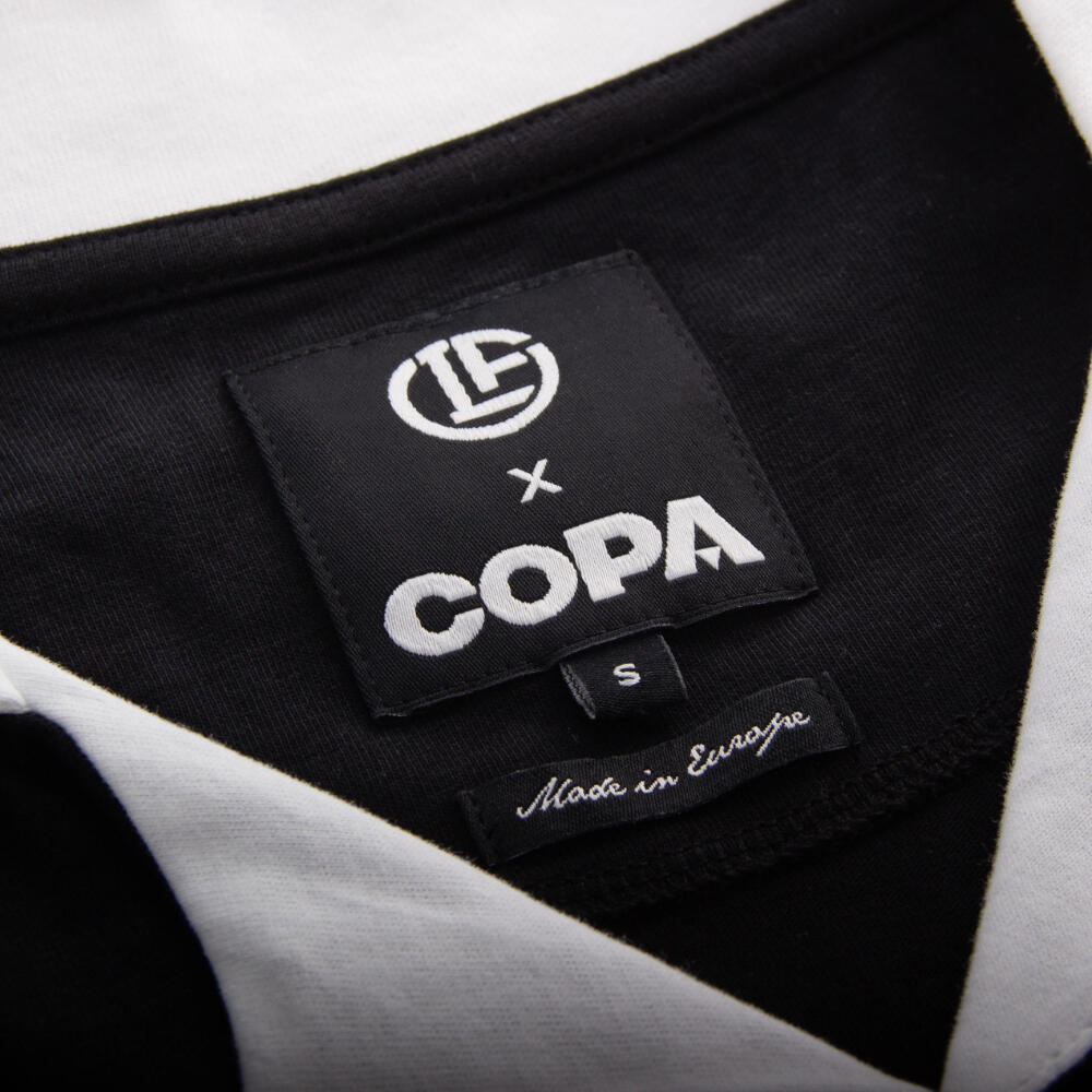 FC Lugano 1951 - Camiseta de fútbol retro - Negra – COPA Football 5/7
