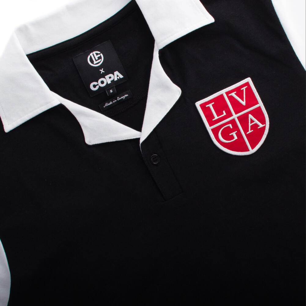 FC Lugano 1951 - Camiseta de fútbol retro - Negra – COPA Football 4/7
