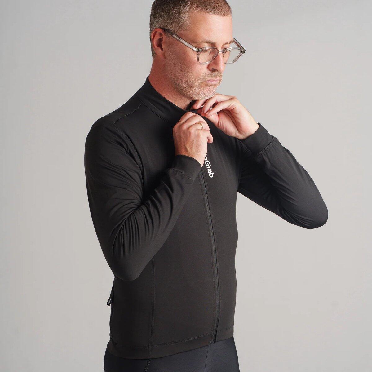 Maillot de cyclisme Thermo RIDE GripGrab noir - Taille XL 3/3