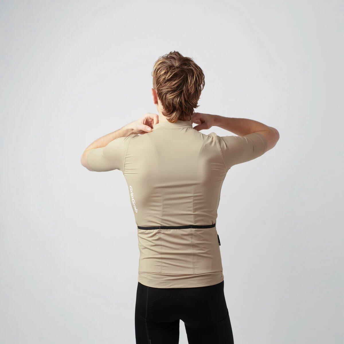 Maillot de cyclisme RIDE Gripgrab beige - Taille 2XL 4/4