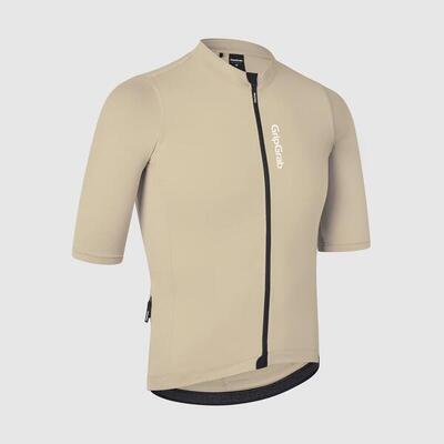 Fietsshirt korte mouwen ride gripgrab beige - maat 2xl