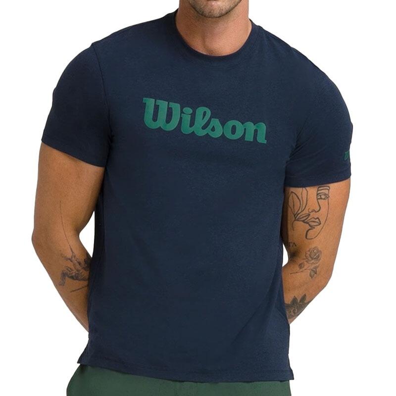 Camiseta Wilson Easy Street Azul Marino Verde 4/5