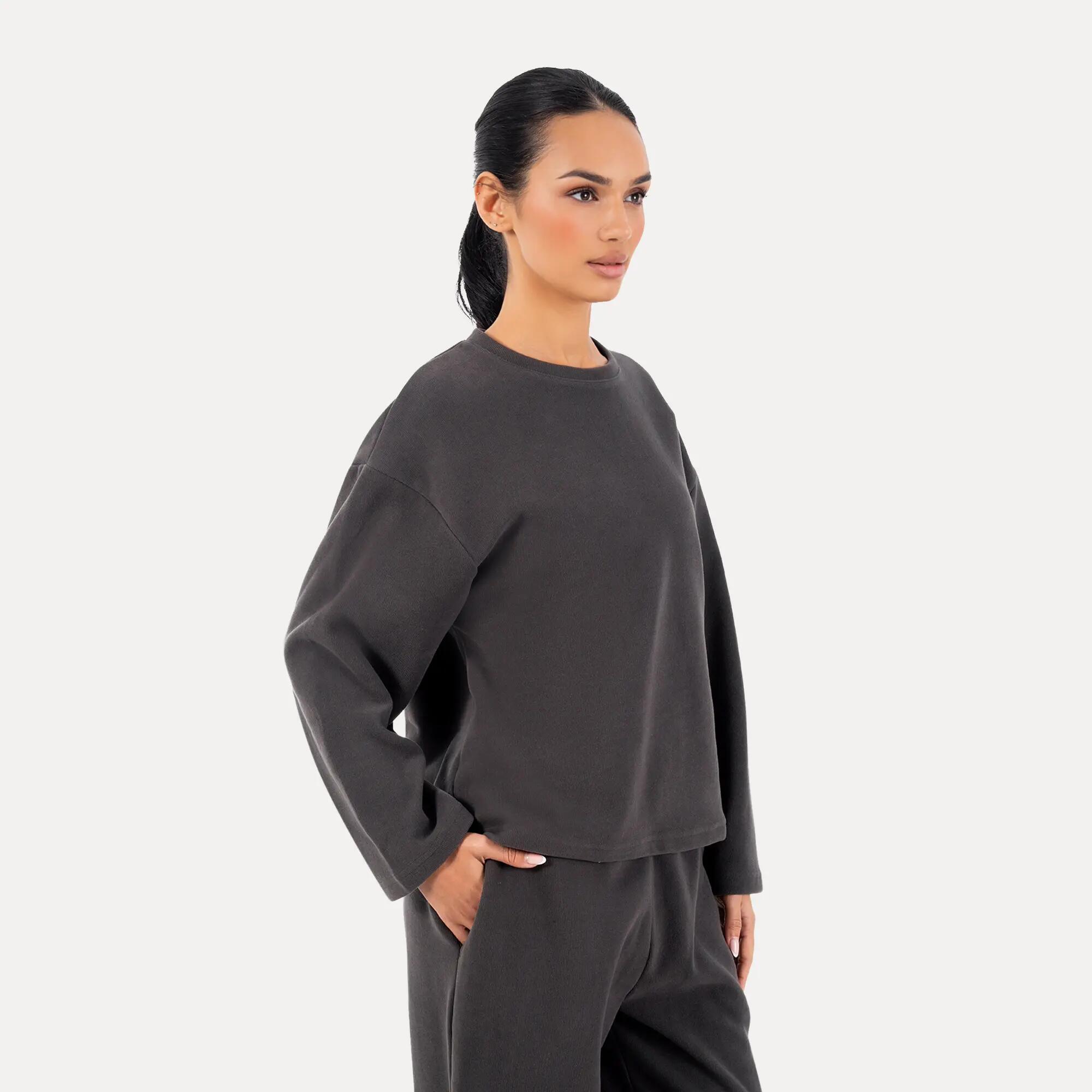 Damen Longsleeve Sirel Anthrazit 2/6