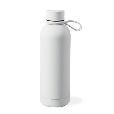 Borraccia Termica 500ml in Acciaio Inox Anti-sudore Laccio Chiusura Ermetica