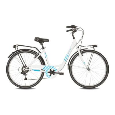 MYLAND VICOLO 24.2 BICICLETTA URBANA DA TORRE – BIANCO-BLU