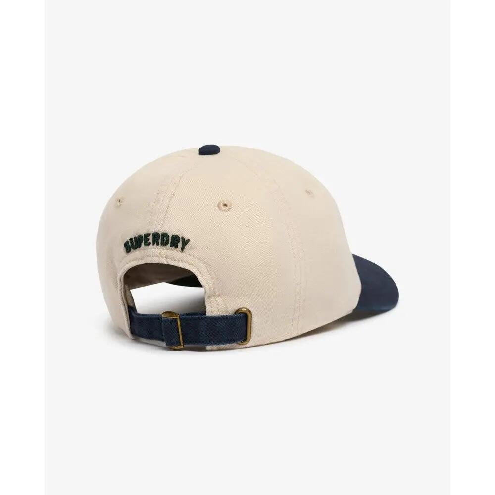 Boné de beisebol com aba contrastante para mulher Superdry 3/4