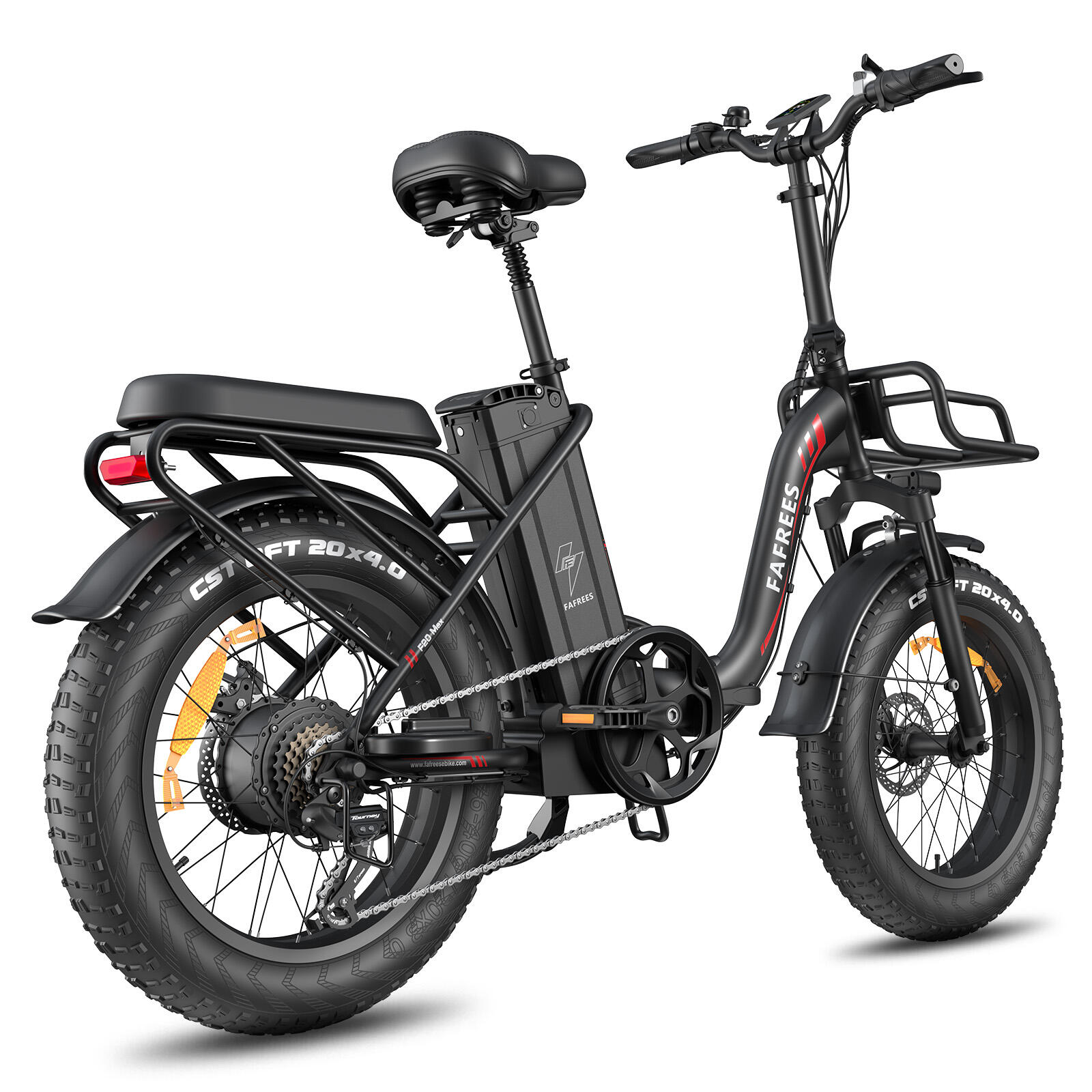 F20 Max Bicicleta Eléctrica 48V 30Ah Batería Bicicleta Eléctrica Plegable 4/5