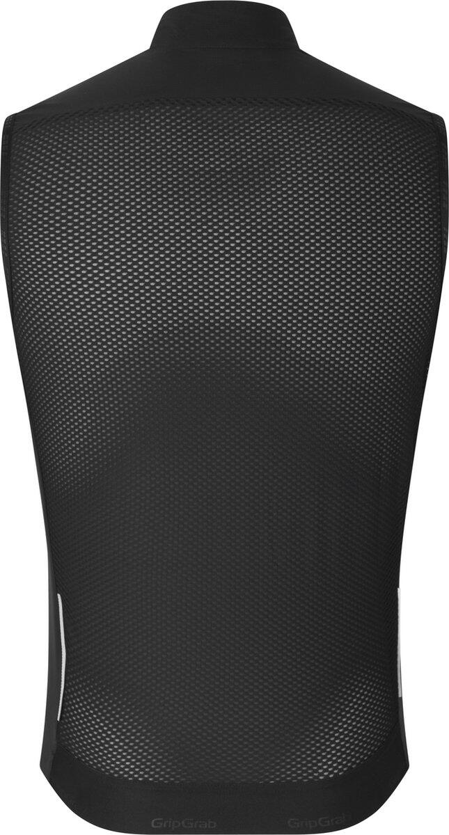 Gilet coupe-vent thermique sans manches PACR Gripgrab homme, noir - Taille M 2/4