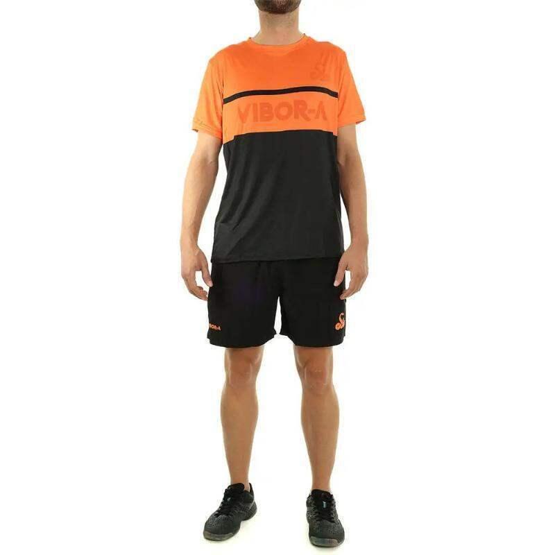 Camiseta Vibora Advanced Pro Laranja Preta 3/5