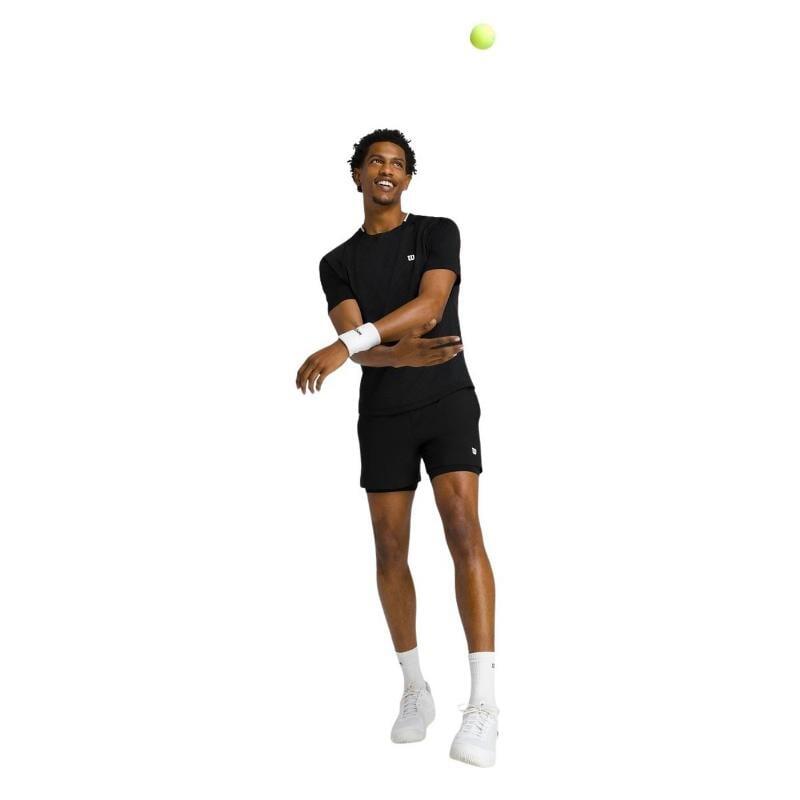 Camiseta Wilson Serve Out Negro 3/5