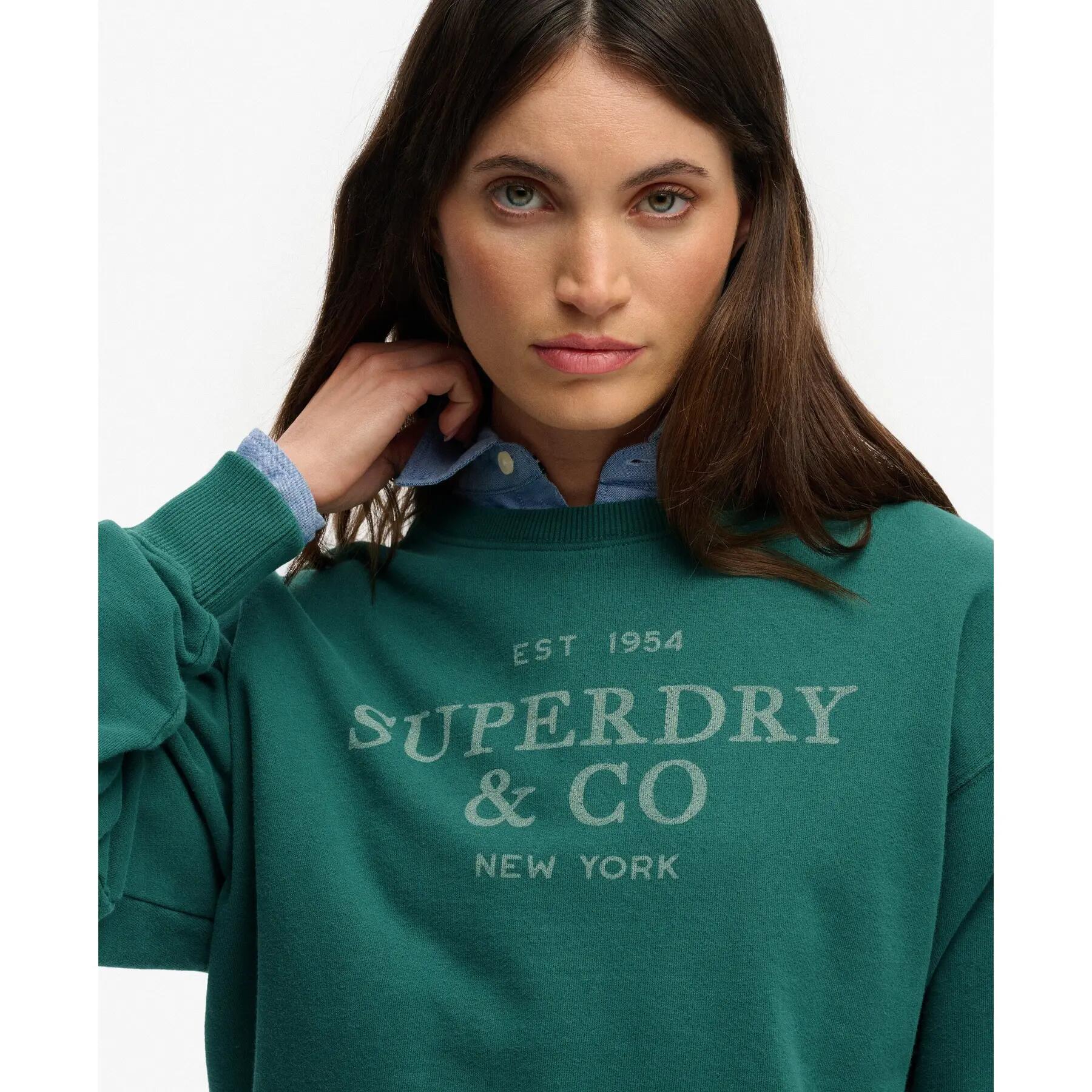 Lässiger Damen-Sweatshirt Superdry Luxe Casual 4/7
