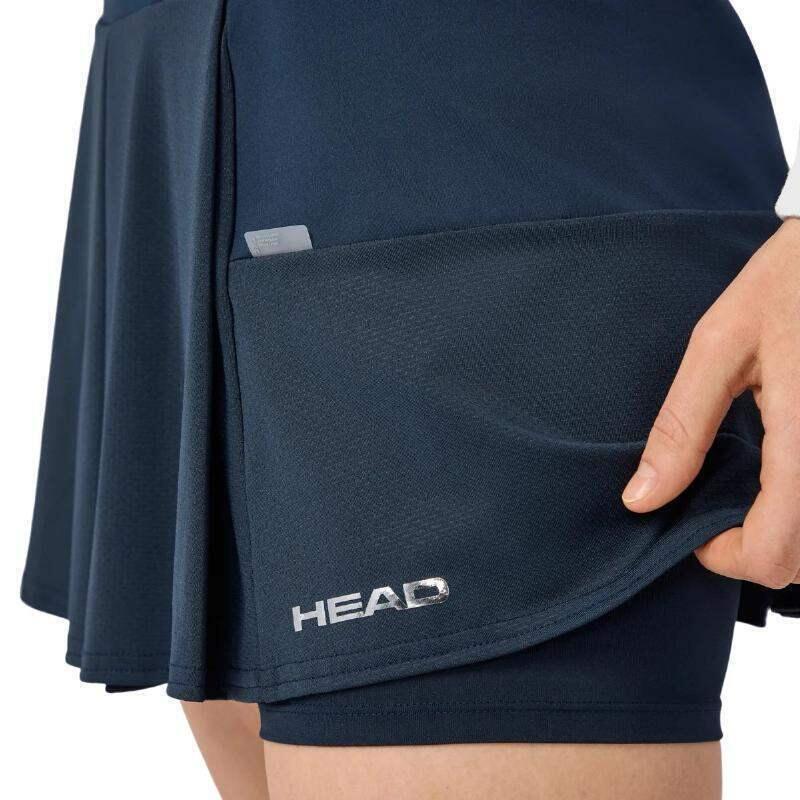 Falda Head Performance Azul Marino Plata 2/5