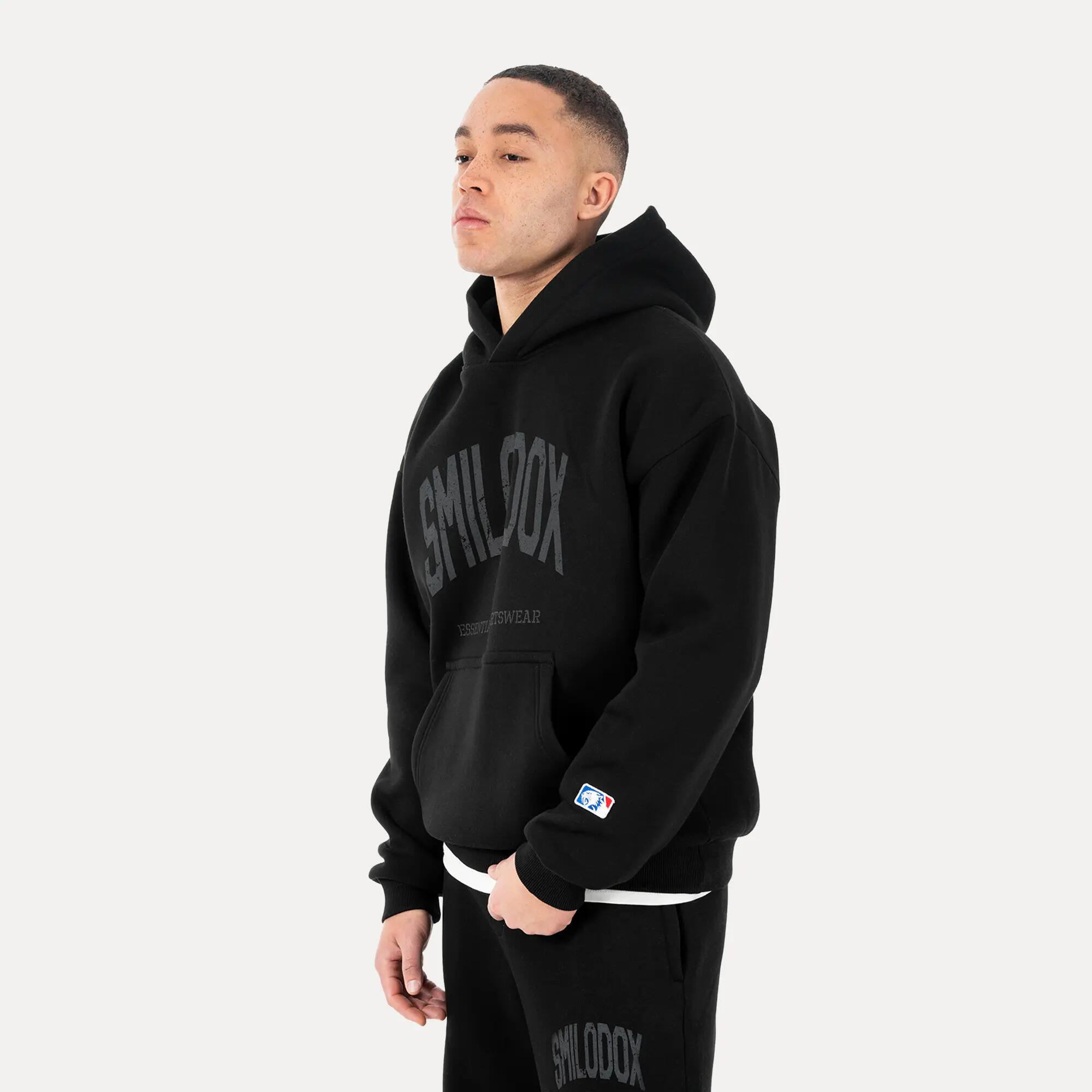 Herren Hoodie Oswin Schwarz 2/6
