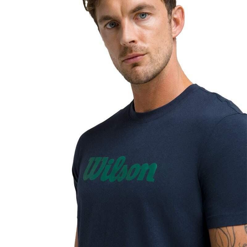 Camiseta Wilson Easy Street Azul Marinho Verde 2/5