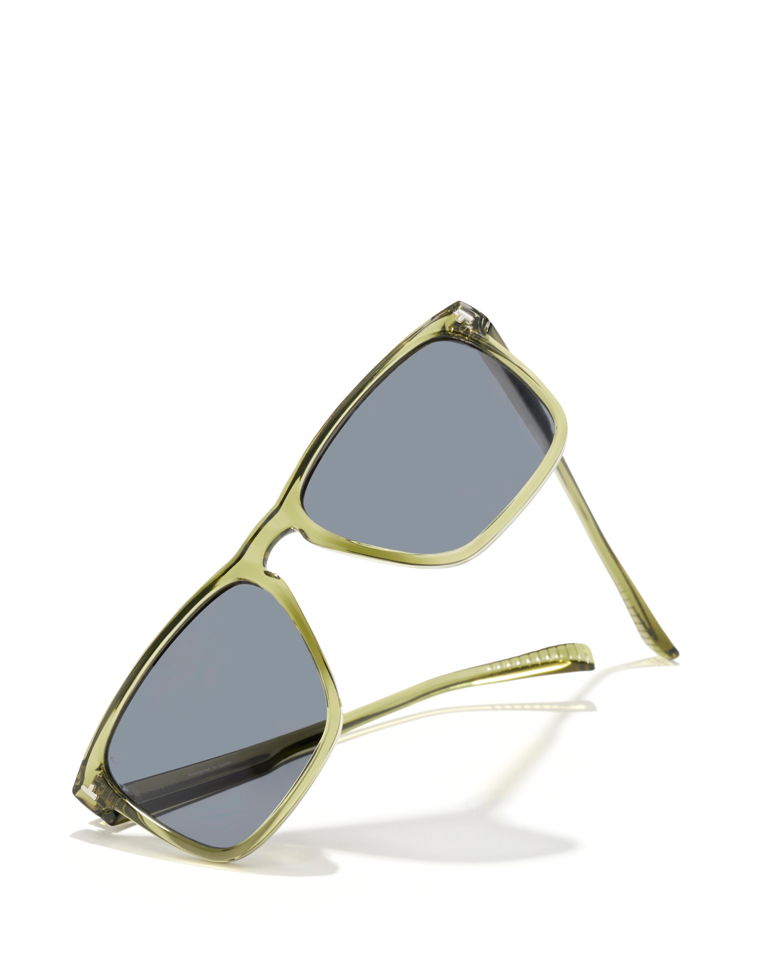 HAWKERS - Lunettes de soleil pour homme et femme DUST - POLARIZED GREEN DARK 3/6