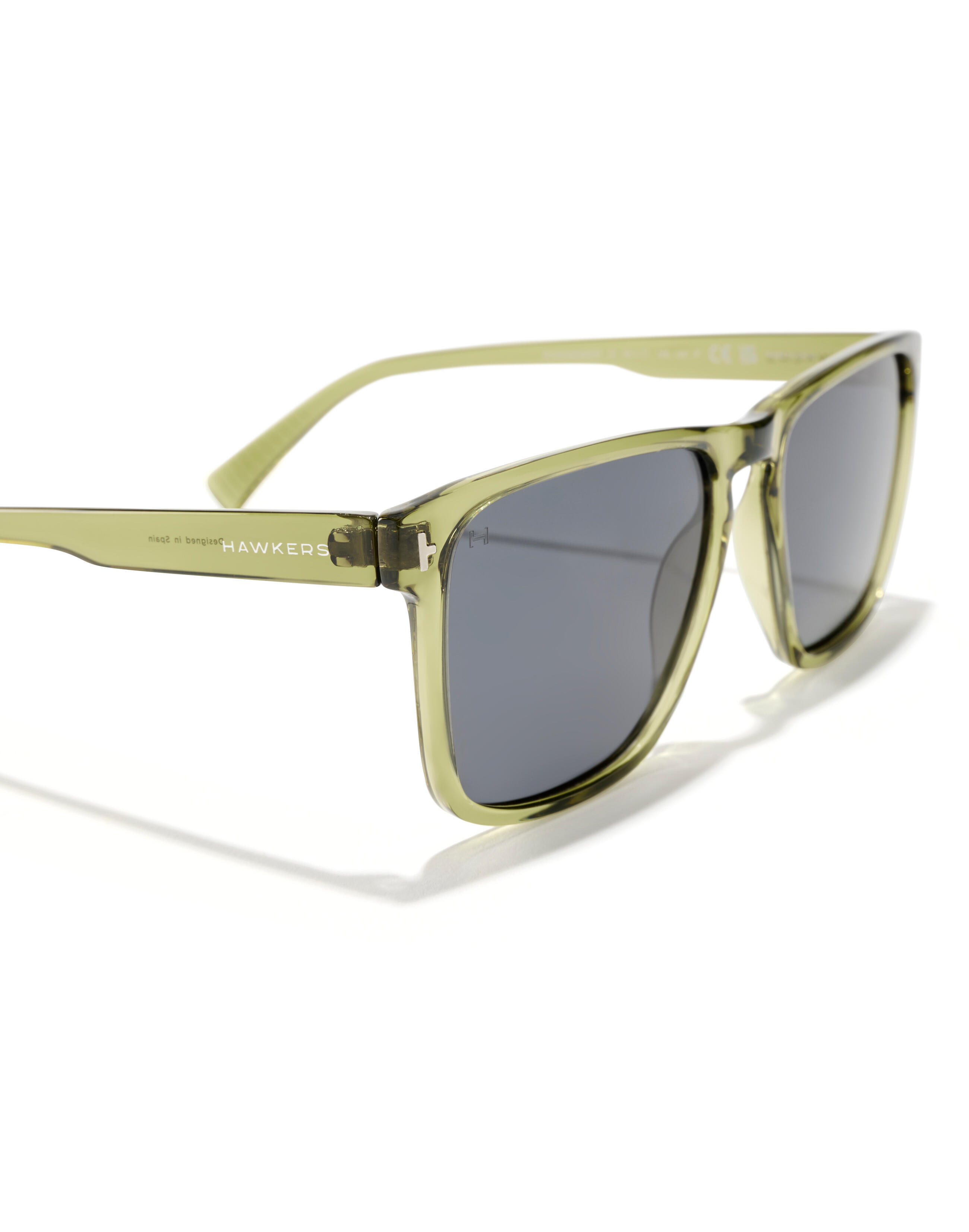HAWKERS - Lunettes de soleil pour homme et femme DUST - POLARIZED GREEN DARK 5/6