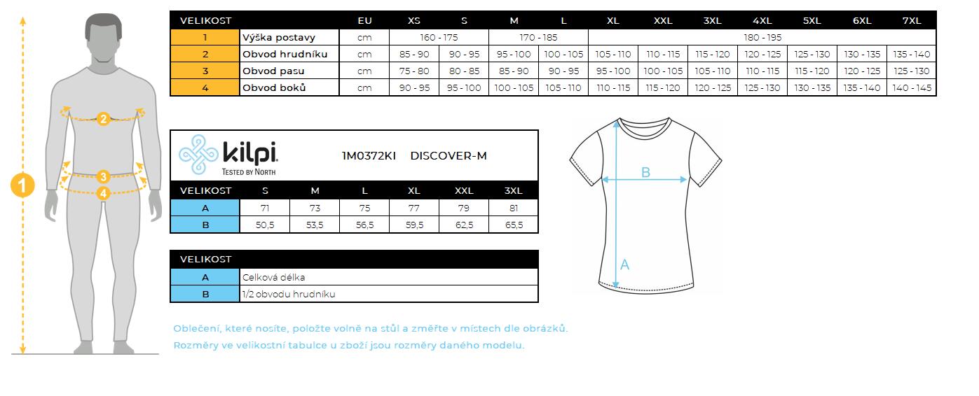 Herren-Baumwoll-T-Shirt Kilpi DISCOVER-M 4/4