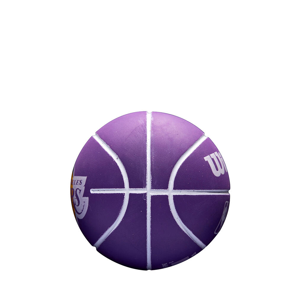 Prellender Ball nba dribbelnder Ball Los Angeles Lakers 3/4