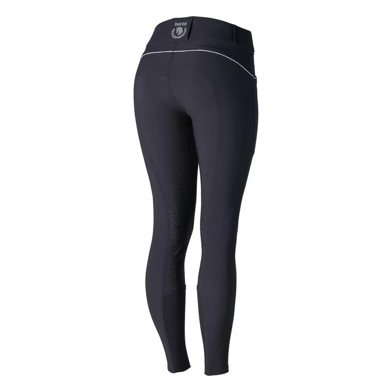 Pantalon echitație Horze Aubrey cu talie înaltă