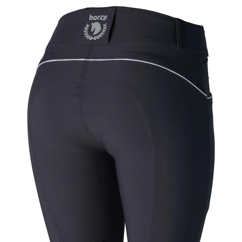 Pantalon echitație Horze Aubrey cu talie înaltă