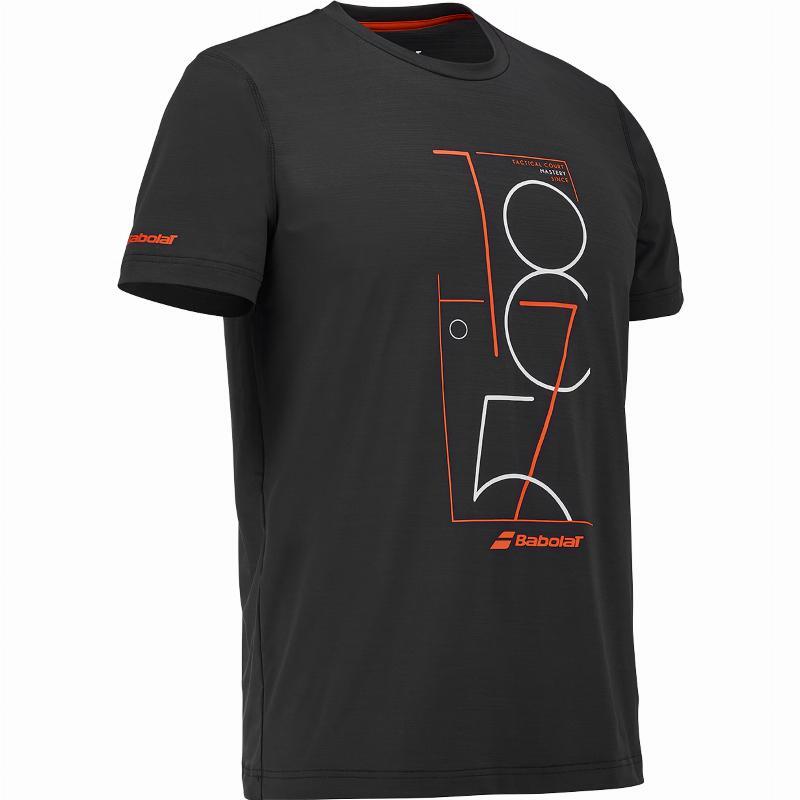 Camiseta Babolat Exercise Graphic Negro 2/5