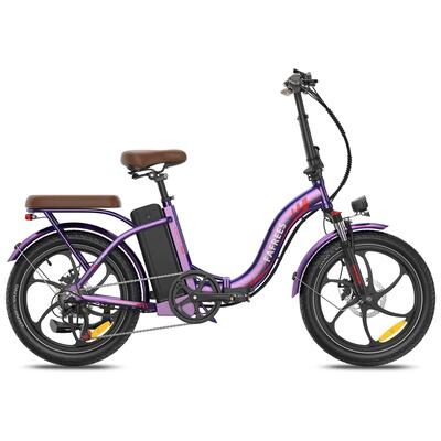 Opvouwbare stads e-bike fafrees f20+ pro 250w 36v25ah 120km bereik