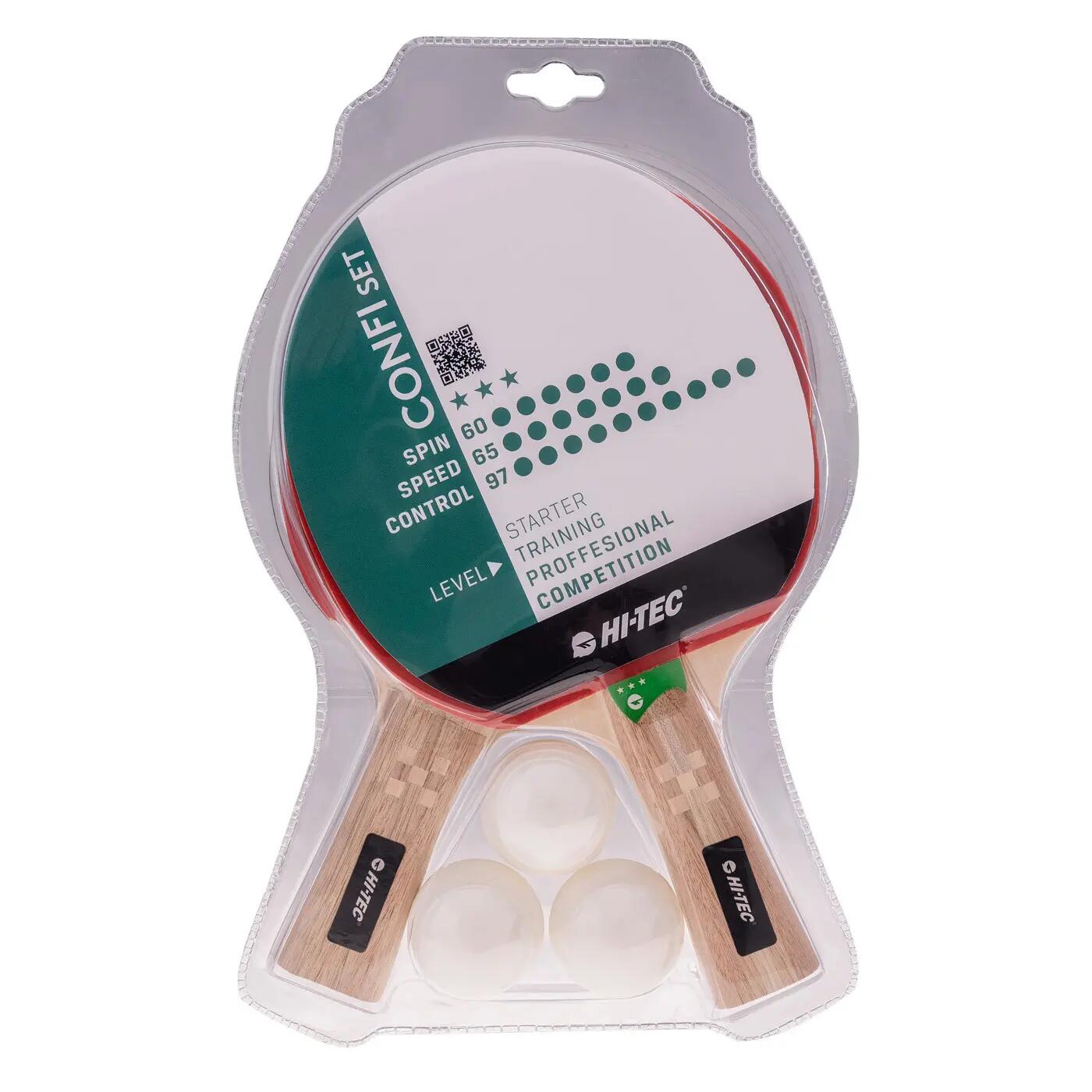 Racchetta da tennis da tavolo Hi-Tec Confi Set 4/5