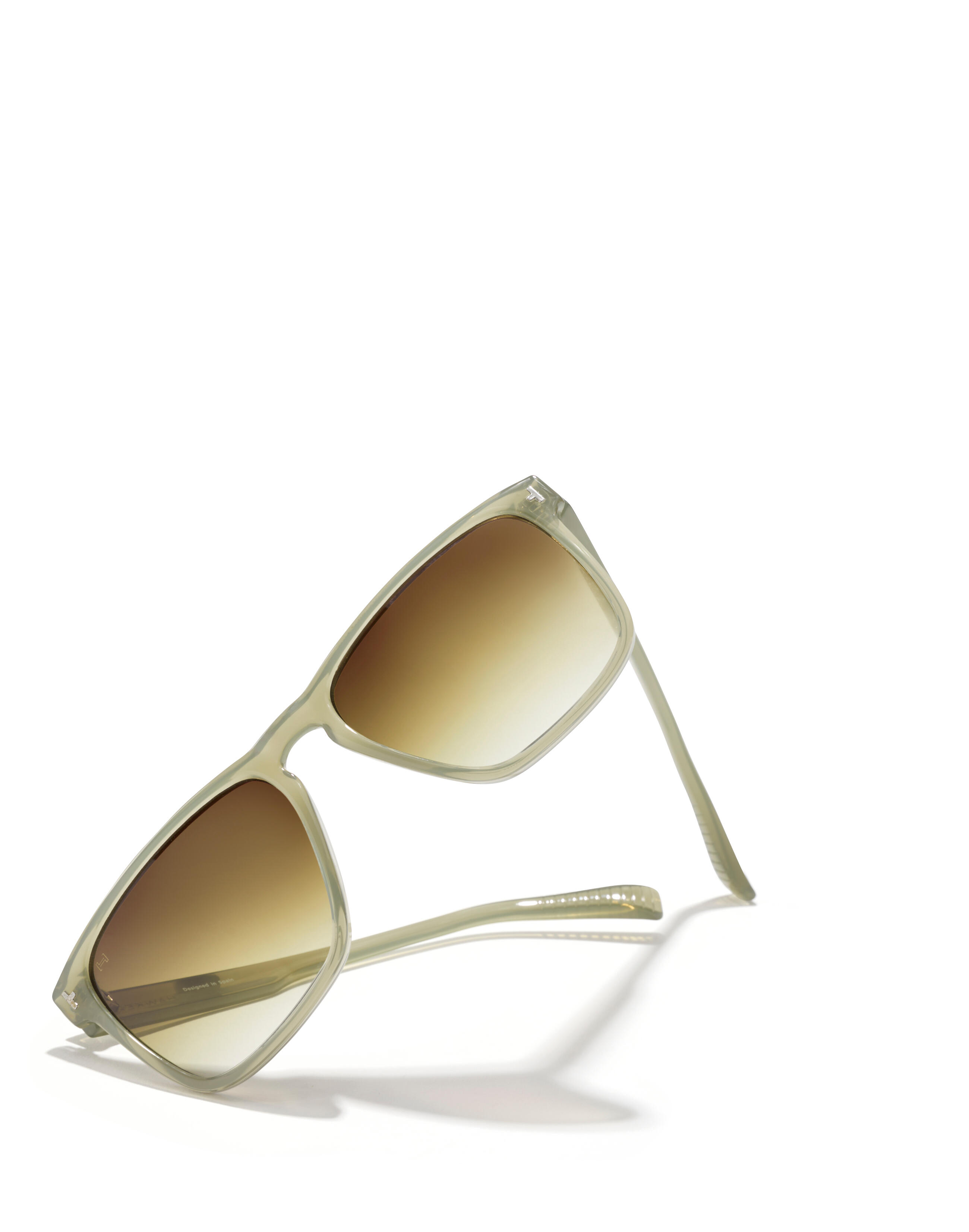 HAWKERS - Lunettes de soleil pour homme et femme DUST - PALE MINT OLD BROWN 3/6