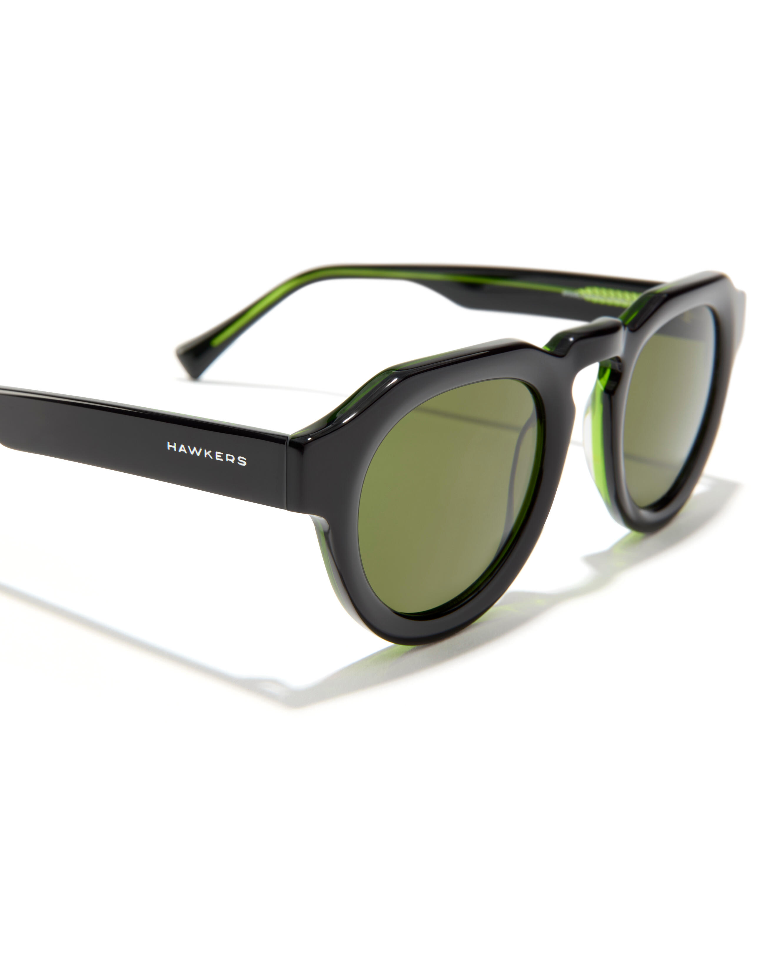 HAWKERS - Lunettes de soleil pour homme et femme WARWICK UPTOWN BLACK LIME 5/6