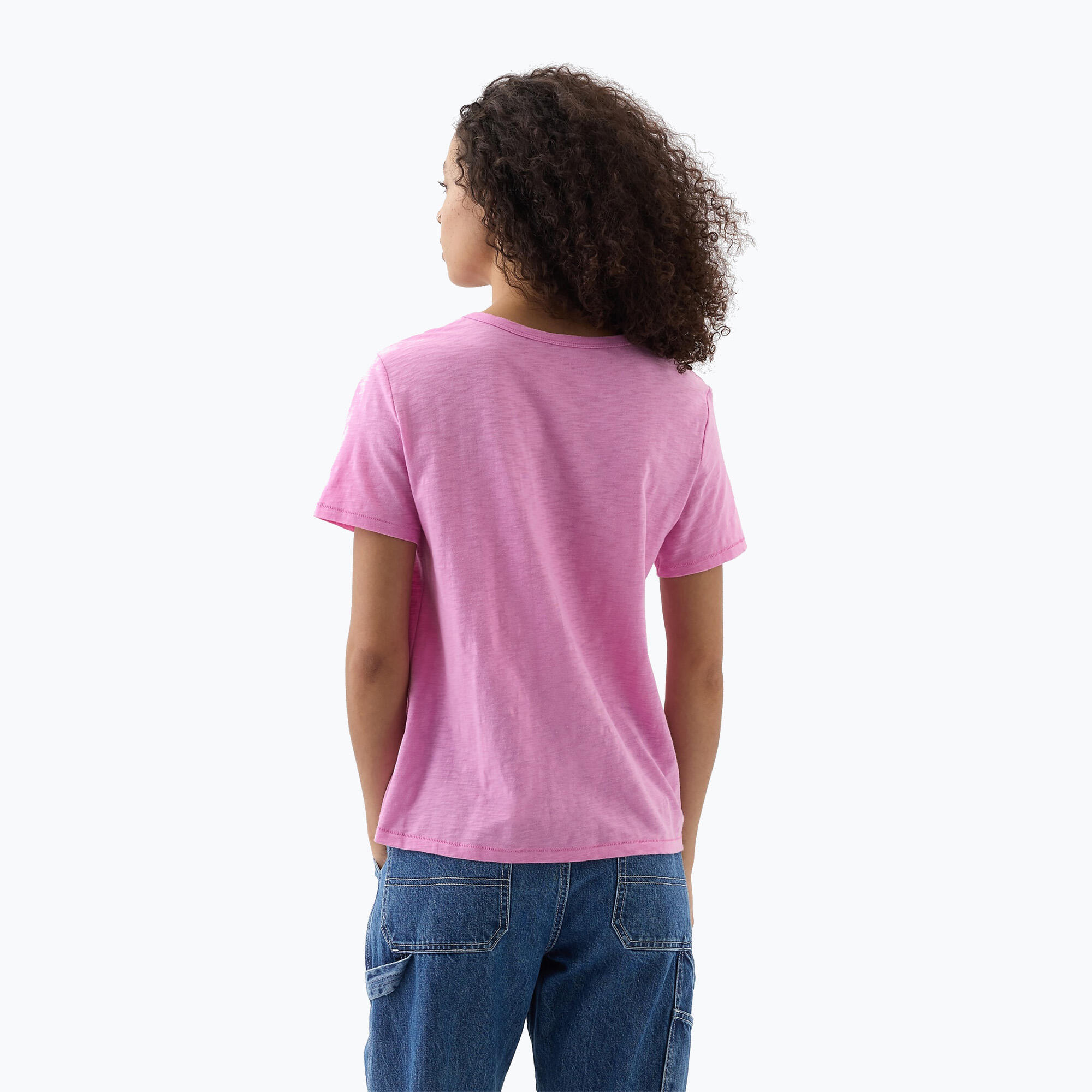Koszulka damska GAP Logo Slub Tee 3/5