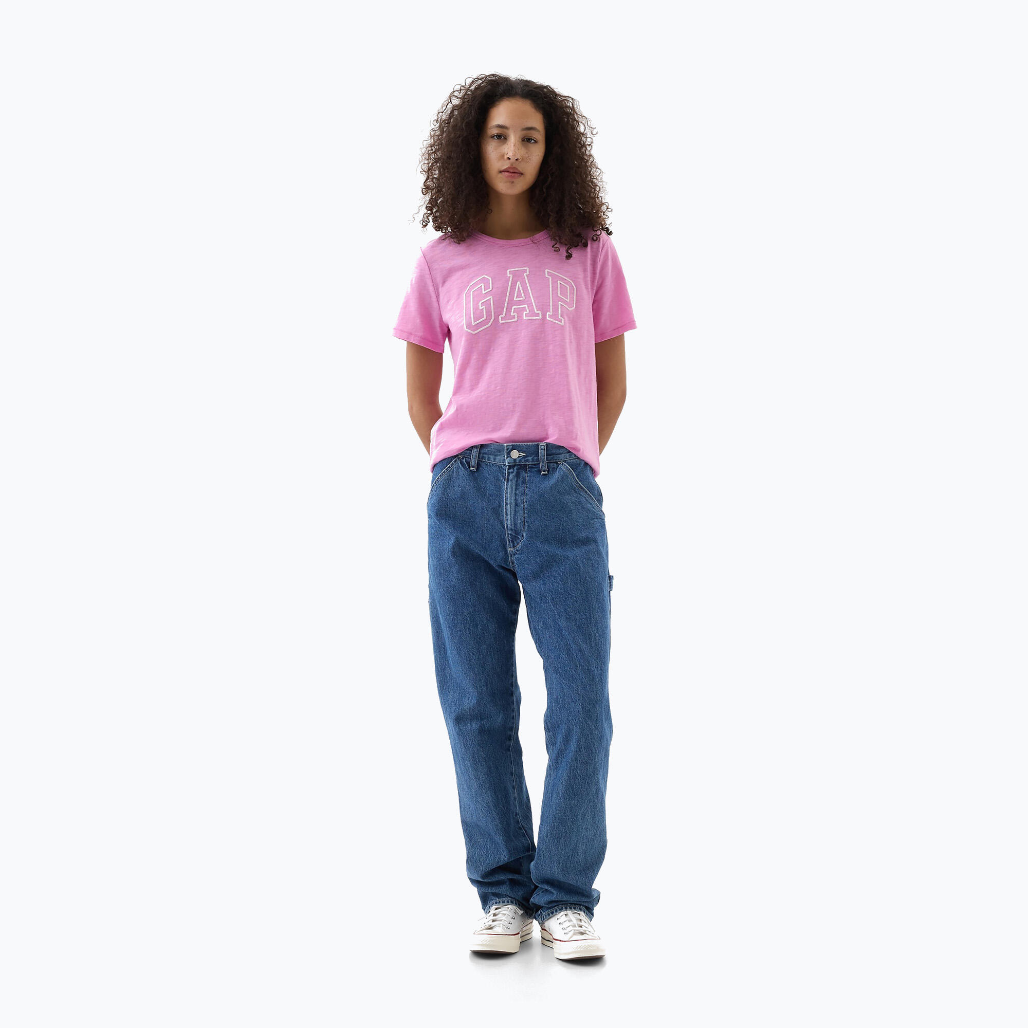 Koszulka damska GAP Logo Slub Tee 2/5