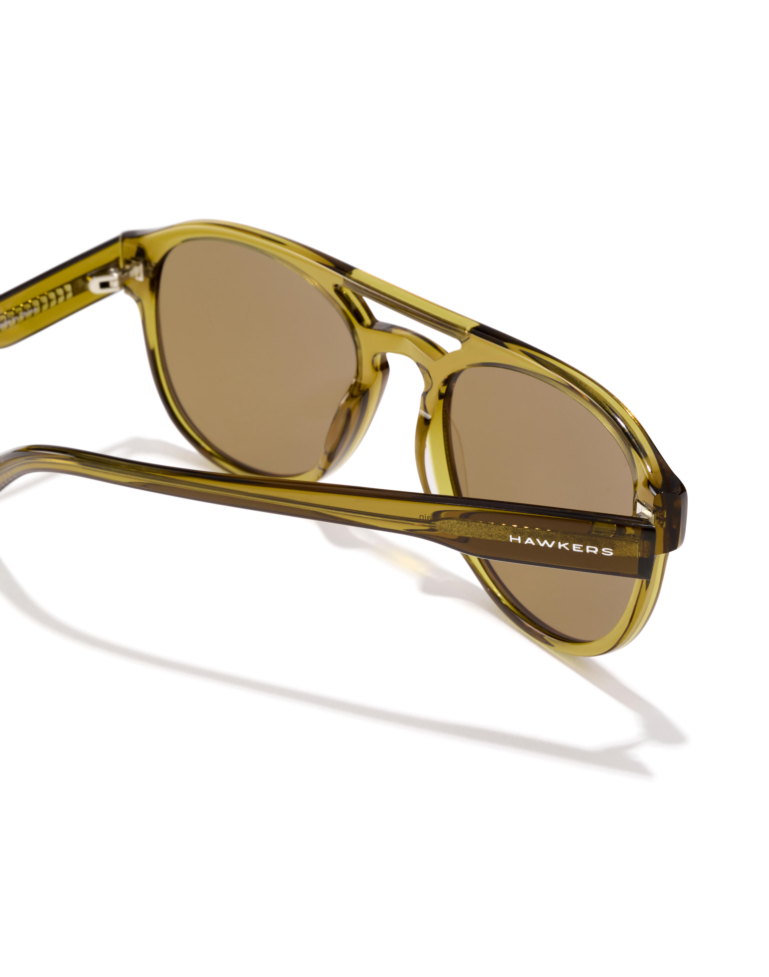 HAWKERS - Lunettes de soleil pour homme et femme DIVER - BROWN OLIVE 4/6