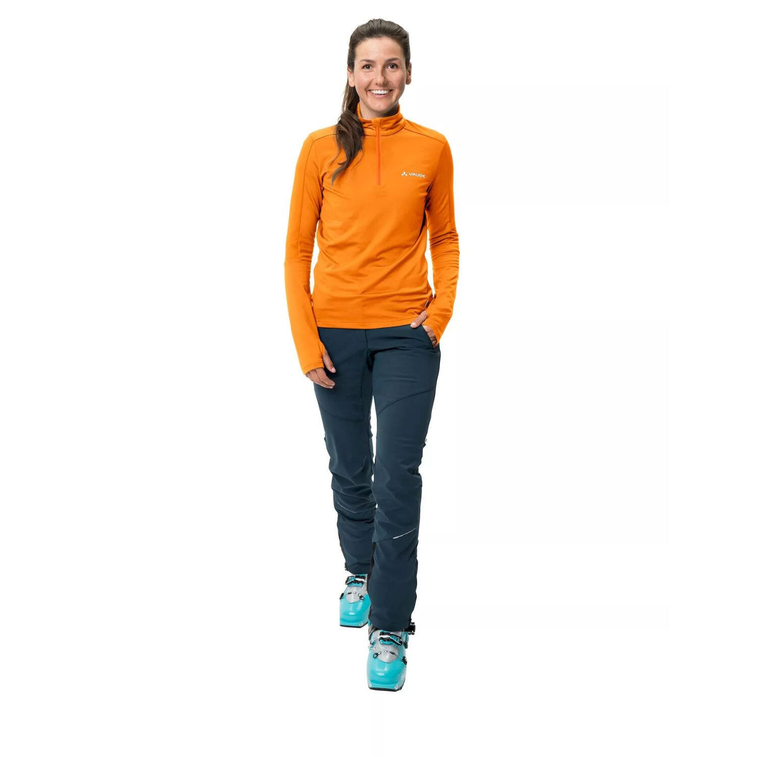 Bluza trekkingowa damska Vaude Livigno Halfzip II techniczna 5/7