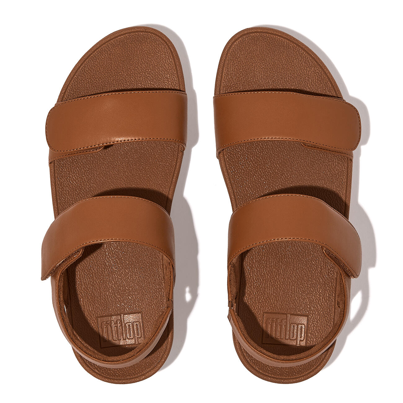 Sandales FitFlop LULU en cuir, avec bride arrière ajustable 5/7