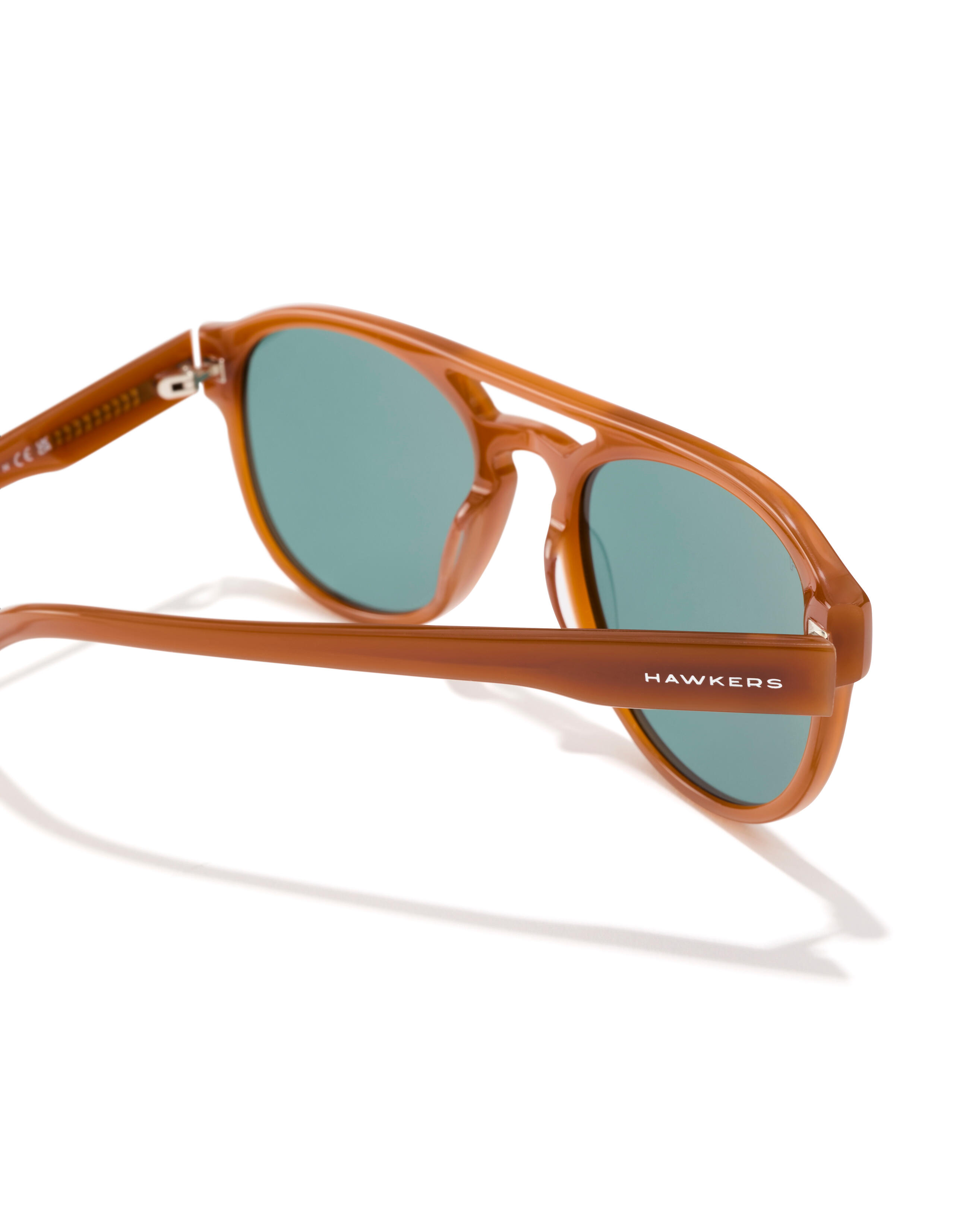 HAWKERS - Lunettes de soleil pour homme et femme DIVER - HAZELNUT TURQUOISE 4/6