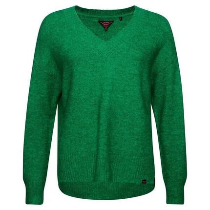 Pull oversize col V femme Superdry