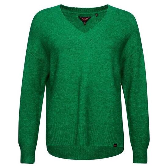 Pull oversize col V femme Superdry