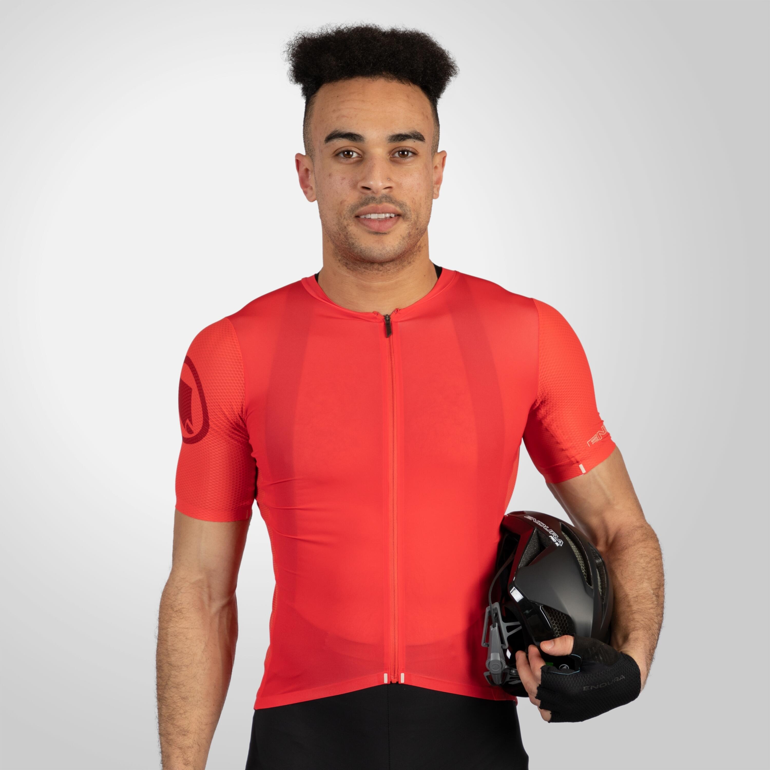 Maillot Manches Courtes Endura Pro SL Race Grenade Rouge 3/6