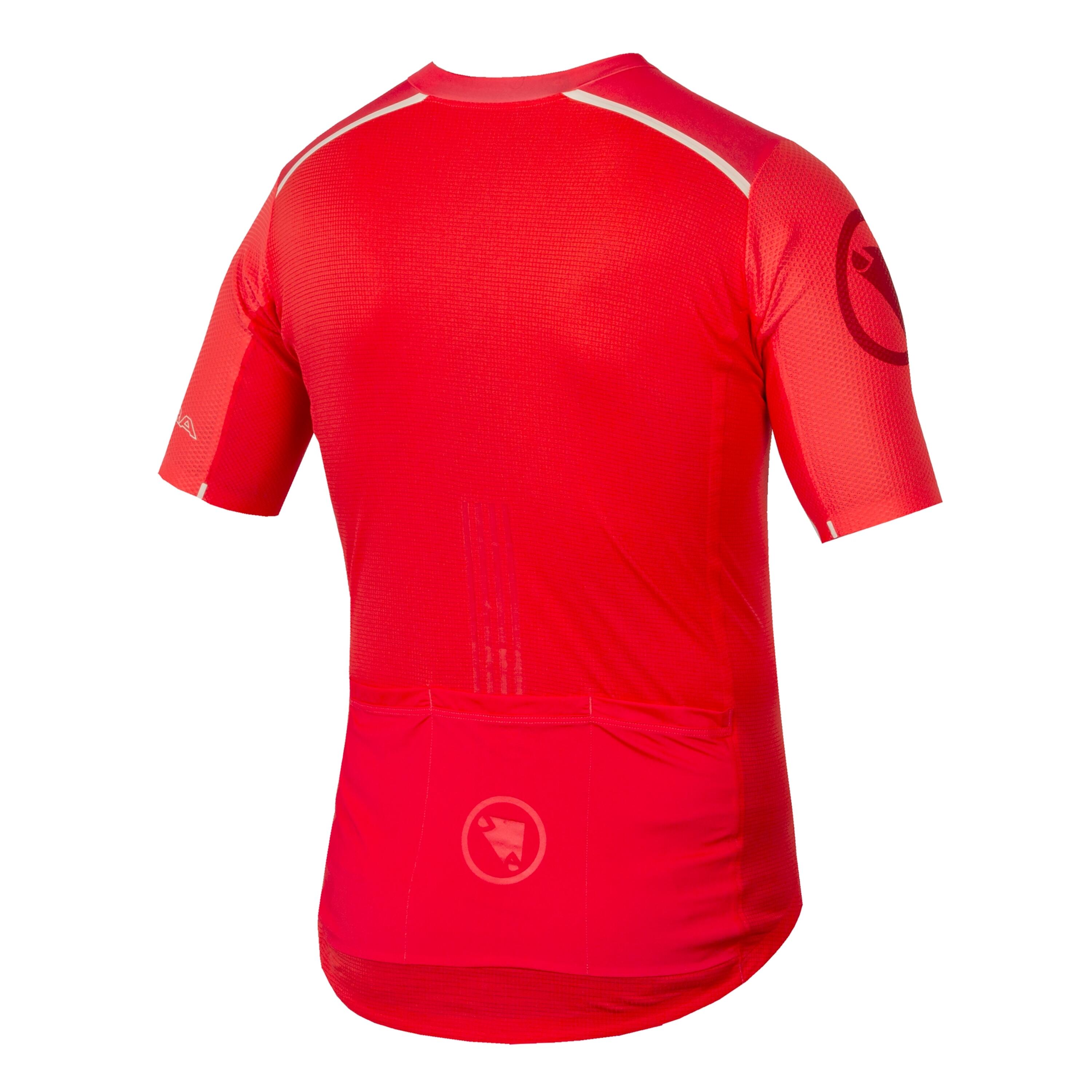 Maillot Manches Courtes Endura Pro SL Race Grenade Rouge 2/6