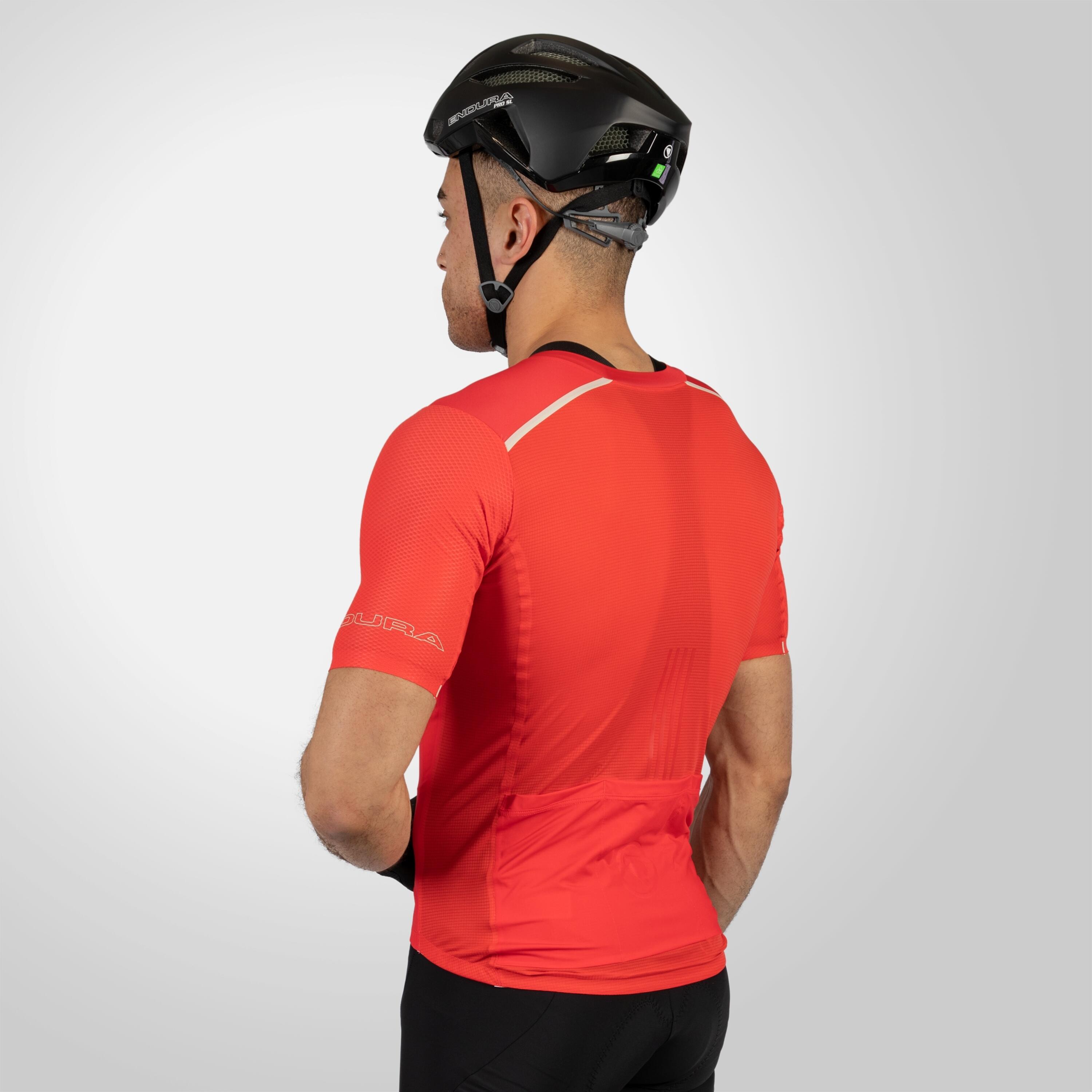 Maillot Manches Courtes Endura Pro SL Race Grenade Rouge 4/6