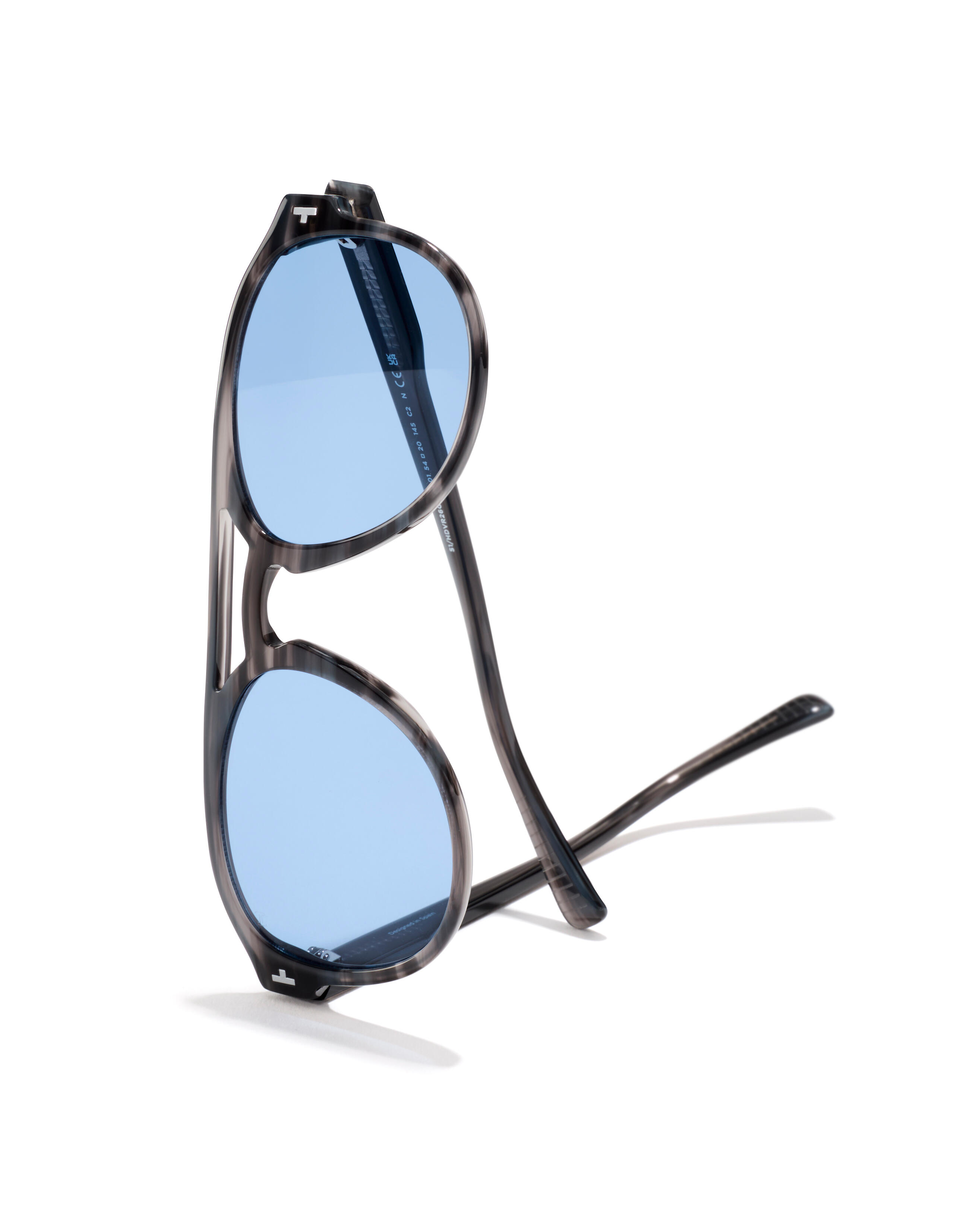 HAWKERS - Lunettes de soleil pour homme et femme DIVER - DEMI GREY BLUEBERRY 3/6