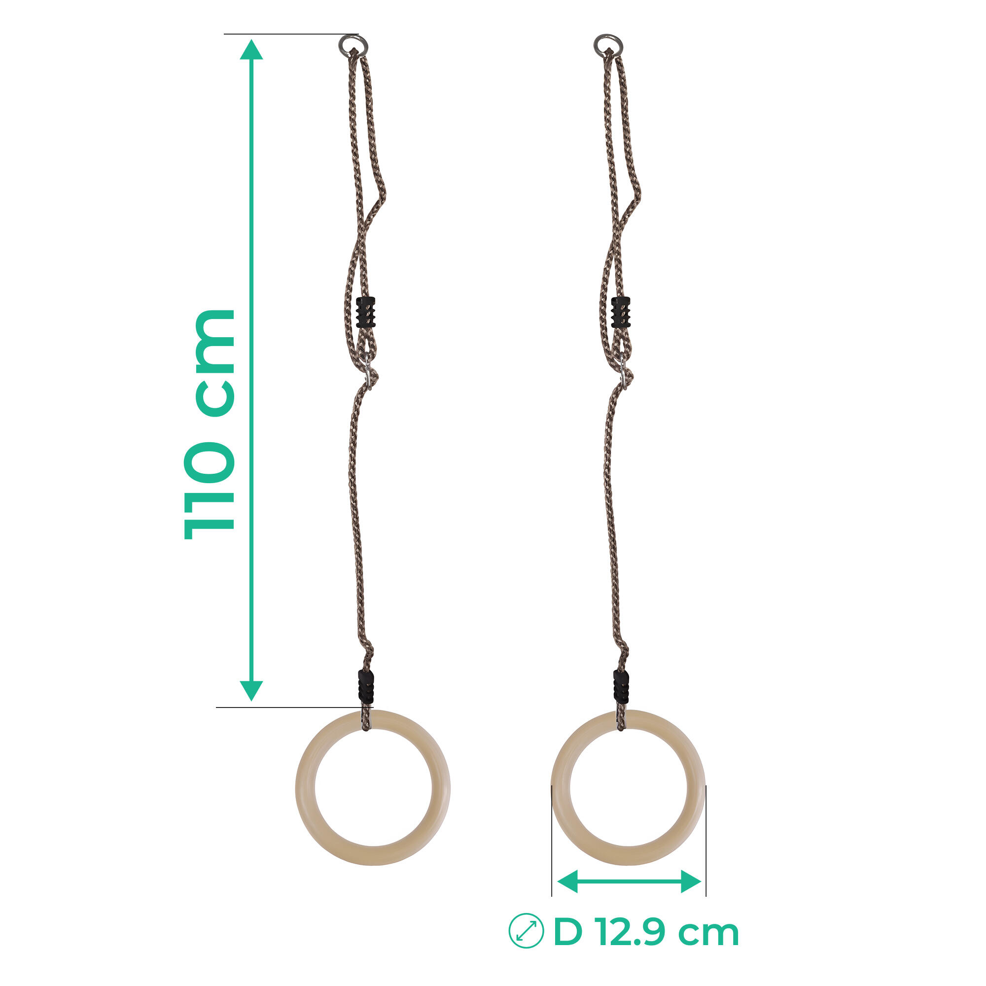 Ruote da ginnastica 2,4x12,5 cm 3/3