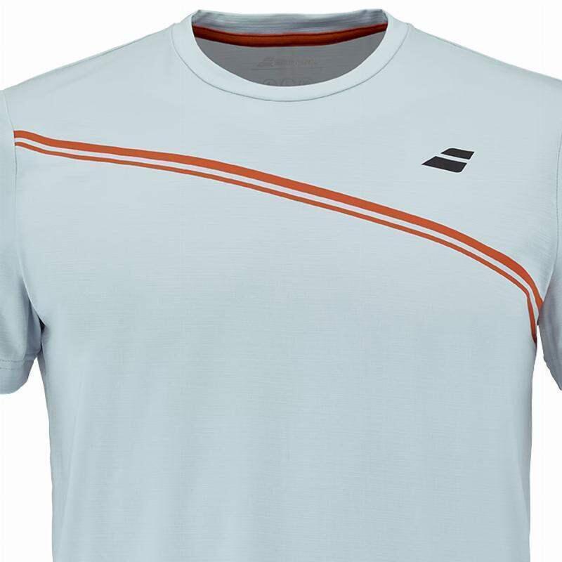 Camiseta Babolat Play Crew Neck Azul Claro 2/5