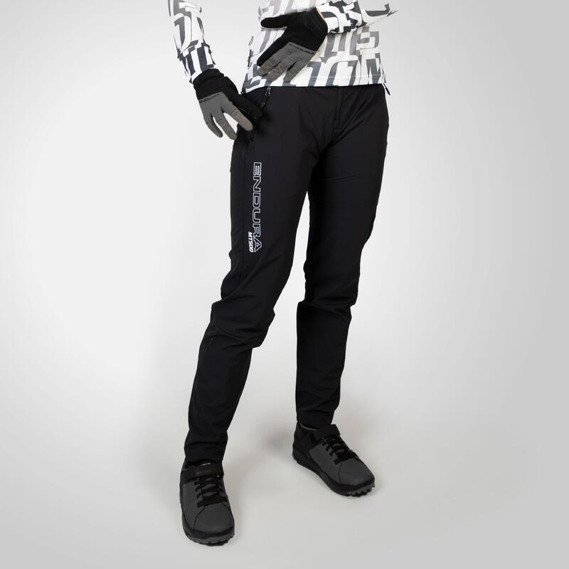 Pantaloni MTB femei MT500 Burner Lite ușori negru