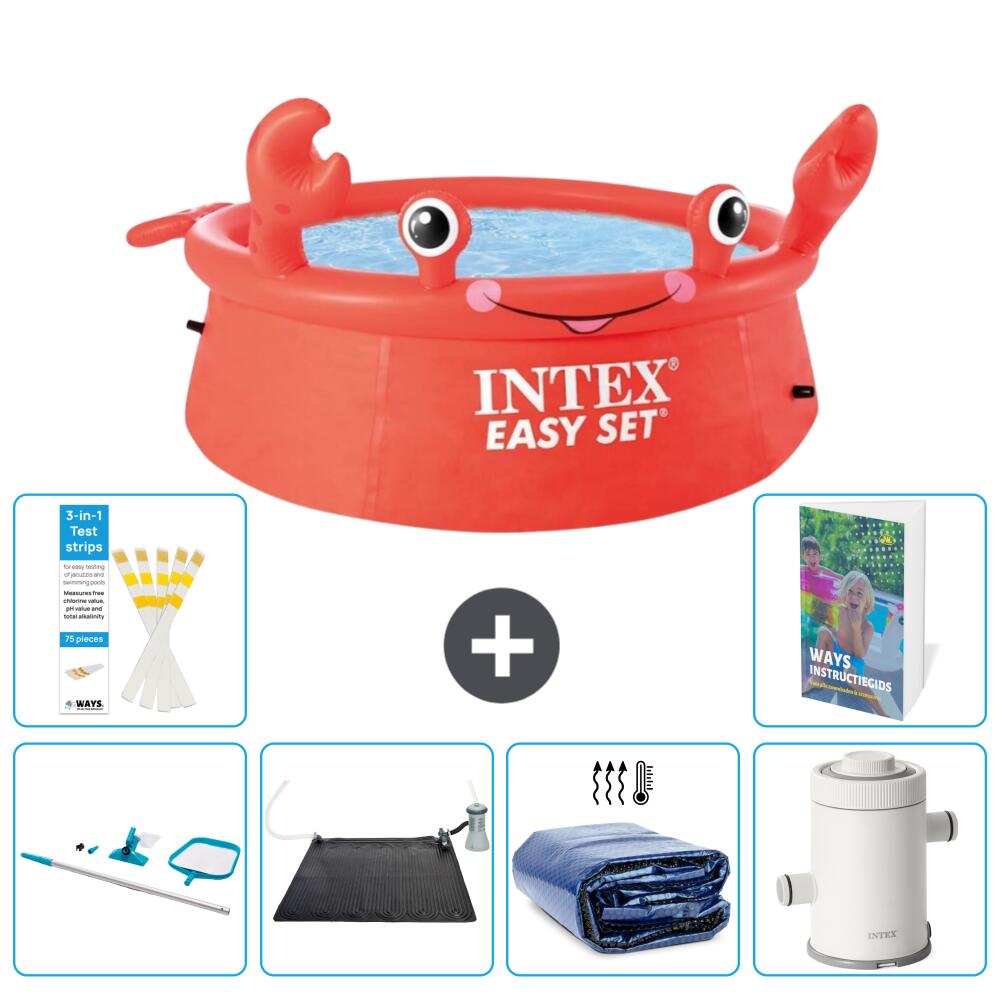 Easy Set Pool Rund - Krabbe - 183x51 cm - 7-teilig  S61 1/7