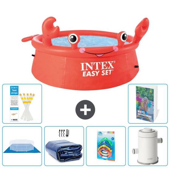 Piscine Easy Set Ronde - Crabe - 183x51 cm - 7-pièces S123