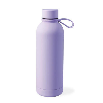 Borraccia Termica 750ml in Acciaio Inox Anti-sudore Laccio Chiusura Ermetica